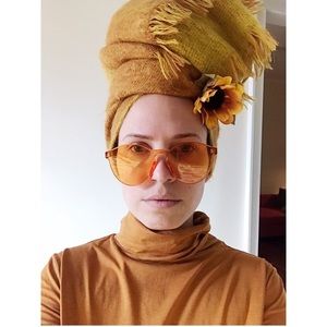 Steven Alan Cotton Cashmere Turtle Neck Mustard